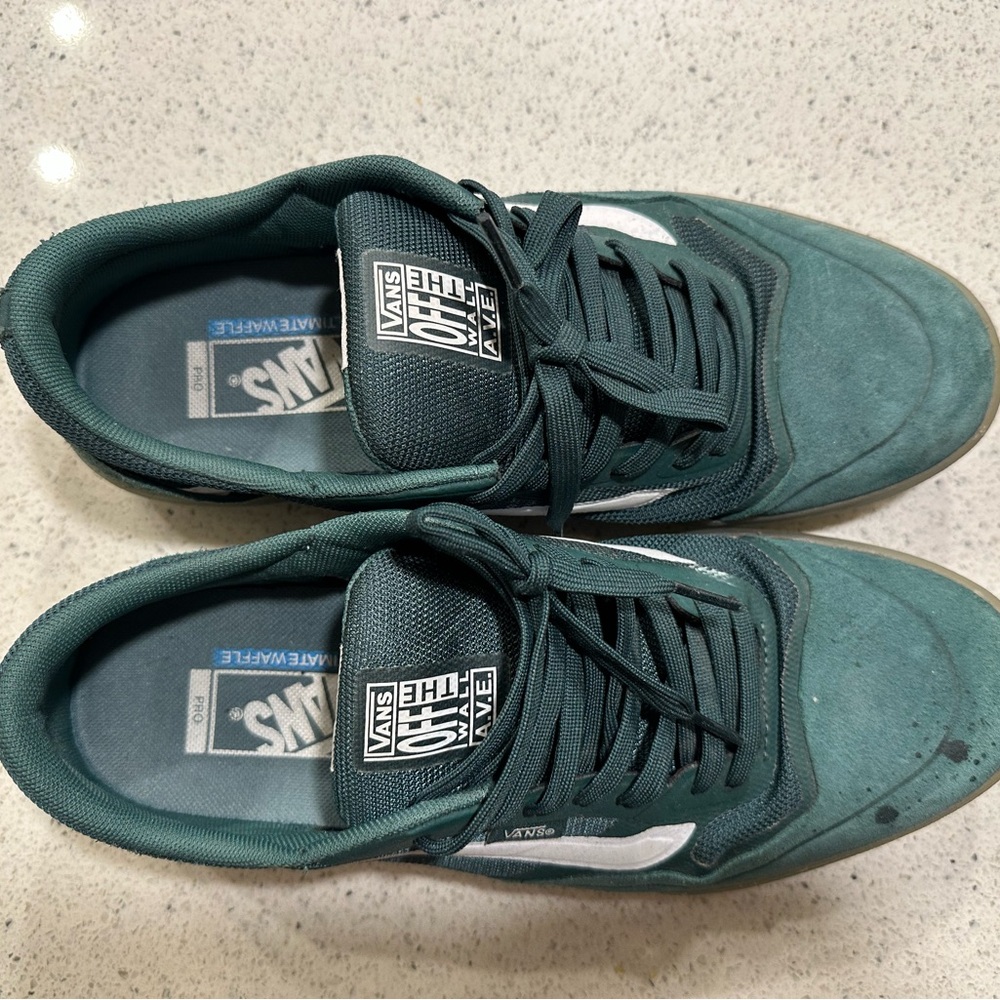 Vans Green Athletic Shoes